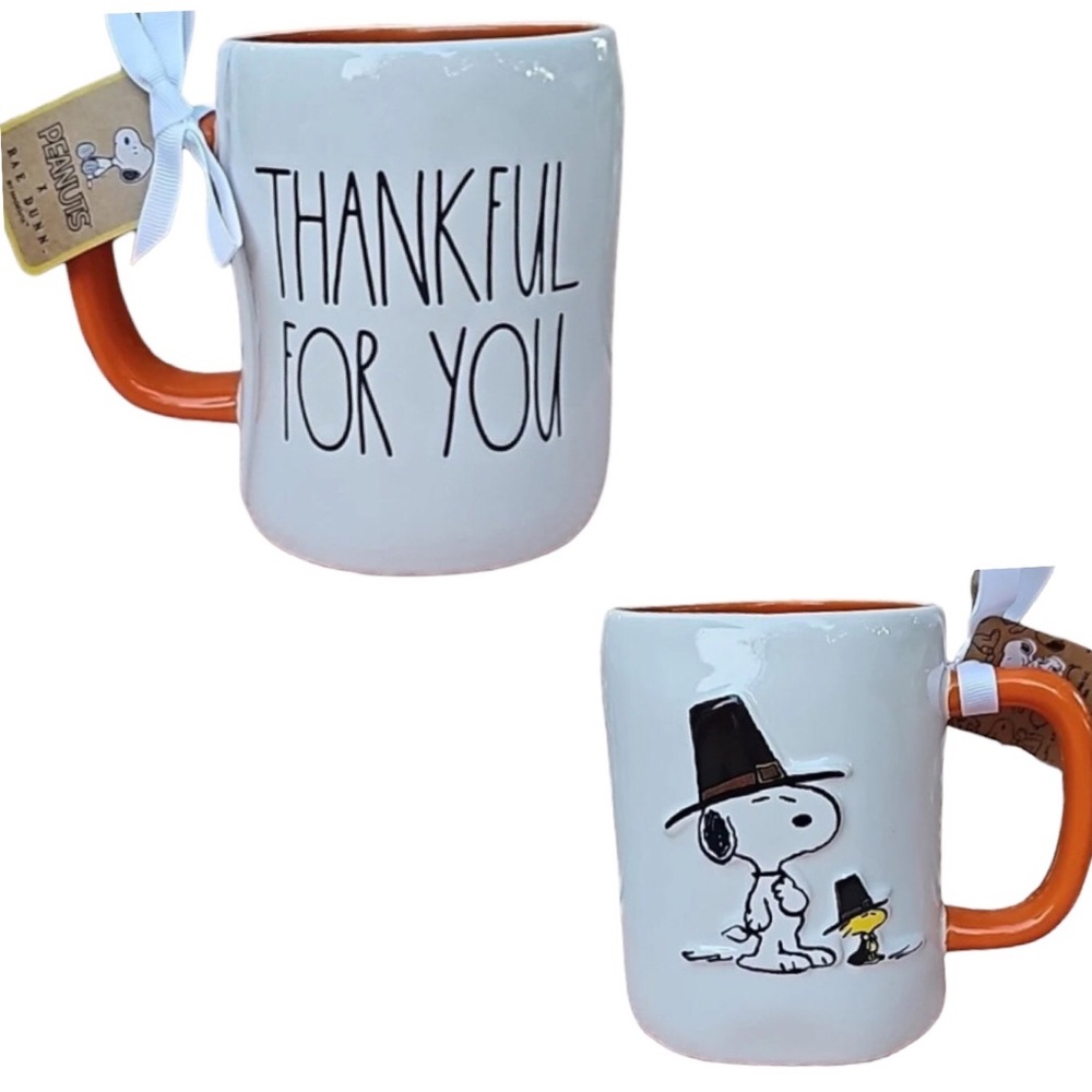 Rae Dunn THANKFUL FOR YOU mug new with tags